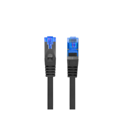 CABLE RED LANBERG LATIGUILLO CAT6A S FTP LSZH CCA 05M NEGRO FLUKE PASSED