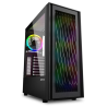 CAJA ATX SHARKOON RGB WAVE 2XUSB30 RGB SIN FUENTE NEGRO