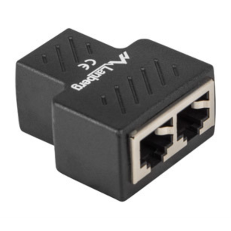 ADAPTADOR LANBERG SPLITTER SFTP 1XRJ45 A 2XRJ45