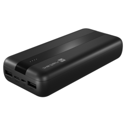 POWER BANK NATEC TREVI 20000 mAh 2xUSB 21A 1xUSB C NEGRO