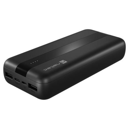 POWER BANK NATEC TREVI 20000 mAh 2xUSB 21A 1xUSB C NEGRO