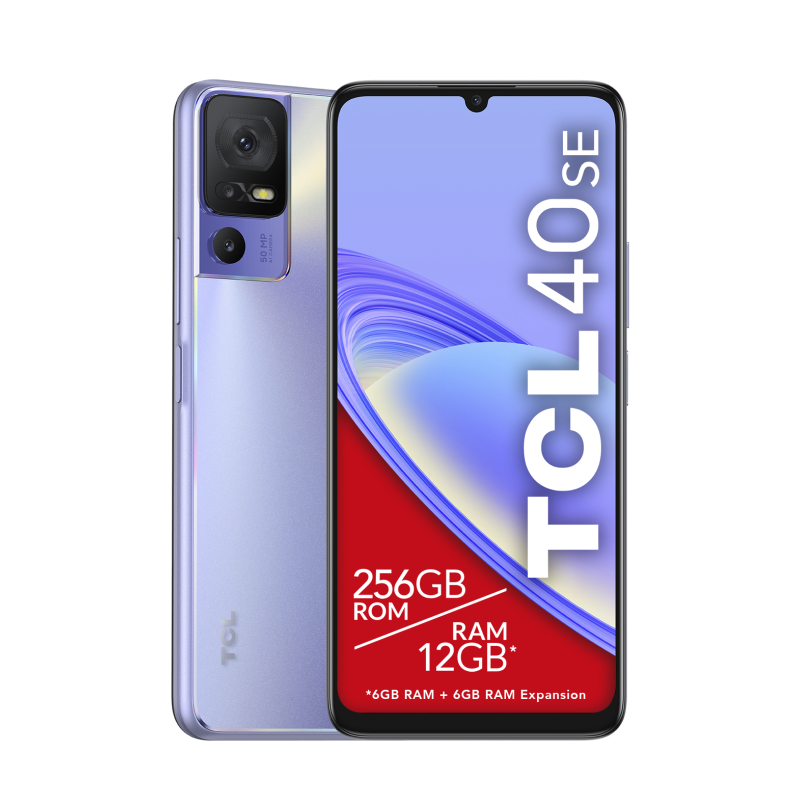 SMARTPHONE TCL 40 SE 675 TWILIGHT PURPLE 6GB 256GB