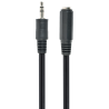 CABLE AUDIO GEMBIRD CONECTOR 35MM PROLONGADOR 2M MACHO HEMBRA