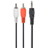 CABLE AUDIO GEMBIRD CONECTOR 35MM A RCA 5M