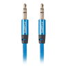 CABLE ESTEREO LANBERG JACK 35MM MACHO JACK 35MM MACHO 1M AZUL