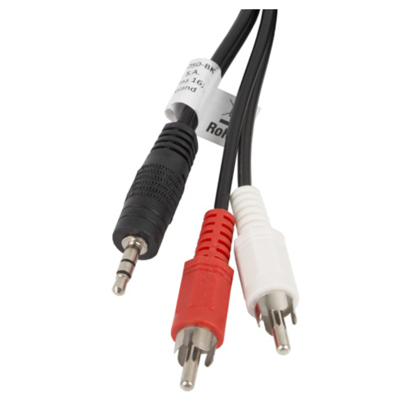 CABLE ESTEREO LANBERG JACK 35MM 2X RCA MACHO 5M