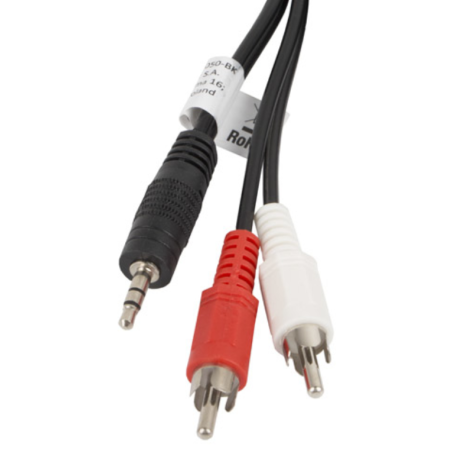 CABLE ESTEREO LANBERG JACK 35MM 2X RCA MACHO 5M