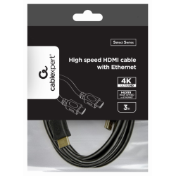 CABLE HDMI GEMBIRD MACHO MACHO 4K ALTA VELOCIDAD 3M SELECT SERIES