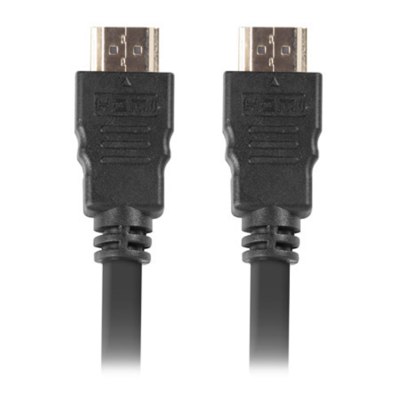 CABLE HDMI LANBERG MACHO MACHO V14 ALTA VELOCIDAD 05M NEGRO
