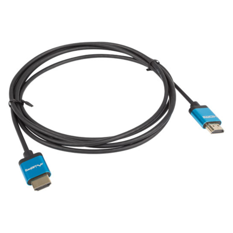 CABLE HDMI LANBERG MACHO MACHO V20 4K SLIM 1M NEGRO