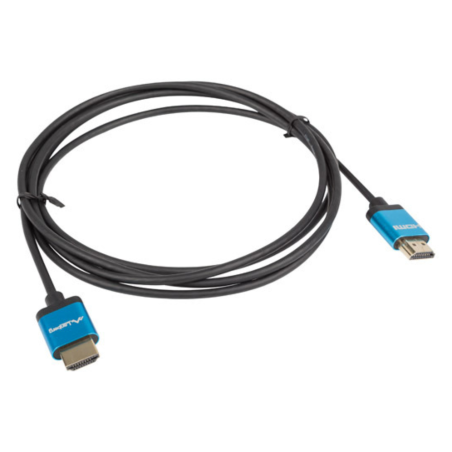 CABLE HDMI LANBERG MACHO MACHO V20 4K SLIM 1M NEGRO
