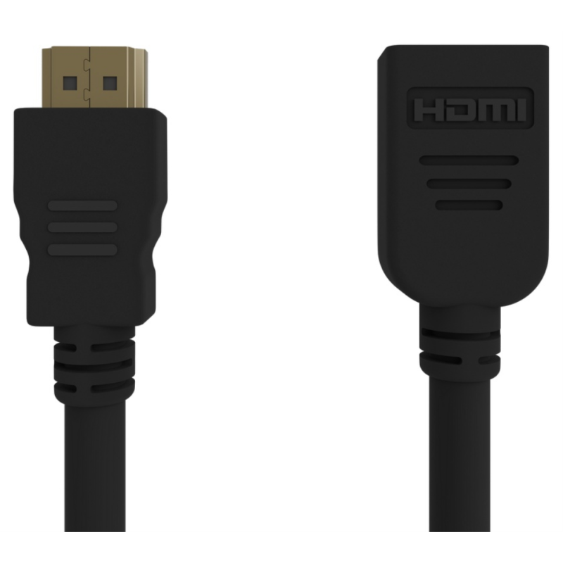 CABLE HDMI GEMBIRD EXTENSION MACHO HEMBRA V20 ALTA VELOCIDAD CON ETHERNET 05M