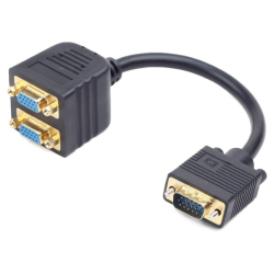 CABLE MONITOR GEMBIRD SPLITTER VGA 02M