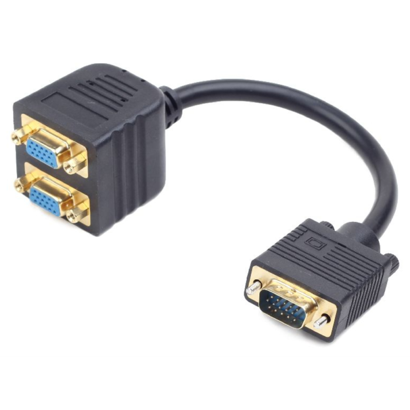 CABLE MONITOR GEMBIRD SPLITTER VGA 02M