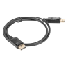 CABLE DISPLAYPORT LANBERG MACHO MACHO 4K 1M NEGRO