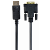 CABLE ADAPTADOR GEMBIRD DISPLAYPORT MACHO A DVI MACHO 18M