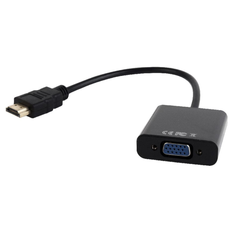 ADAPTADOR GEMBIRD HDMI A VGA HEMBRA CON 35MM AUDIO 020M