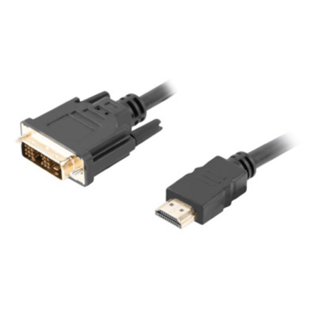 CABLE HDMI LANBERG MACHO DVI D 181 MACHO SINGLE LINK 18M NEGRO
