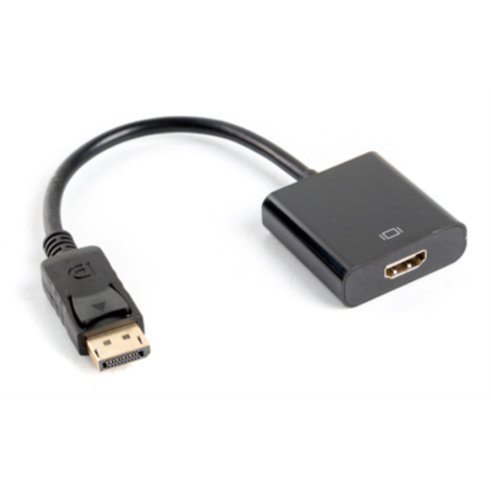 ADAPTADOR LANBERG DISPLAYPORT MACHO HDMI HEMBRA 10CM