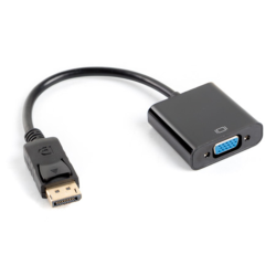 ADAPTADOR LANBERG DISPLAYPORT 11 A VGA 20CM NEGRO