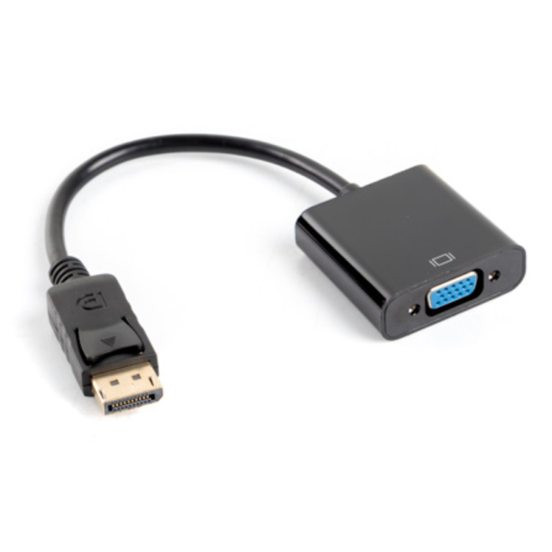 ADAPTADOR LANBERG DISPLAYPORT 11 A VGA 20CM NEGRO