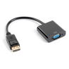 ADAPTADOR LANBERG DISPLAYPORT 11 A VGA 20CM NEGRO