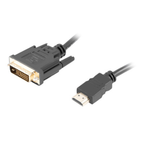 CABLE HDMI LANBERG MACHO DVI MACHO 241 18M DUAL LINK GOLD 4K