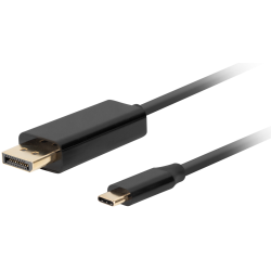 CABLE USB C A DISPLAYPORT LANBERG MACHO MACHO 10M 4K 60HZ NEGRO