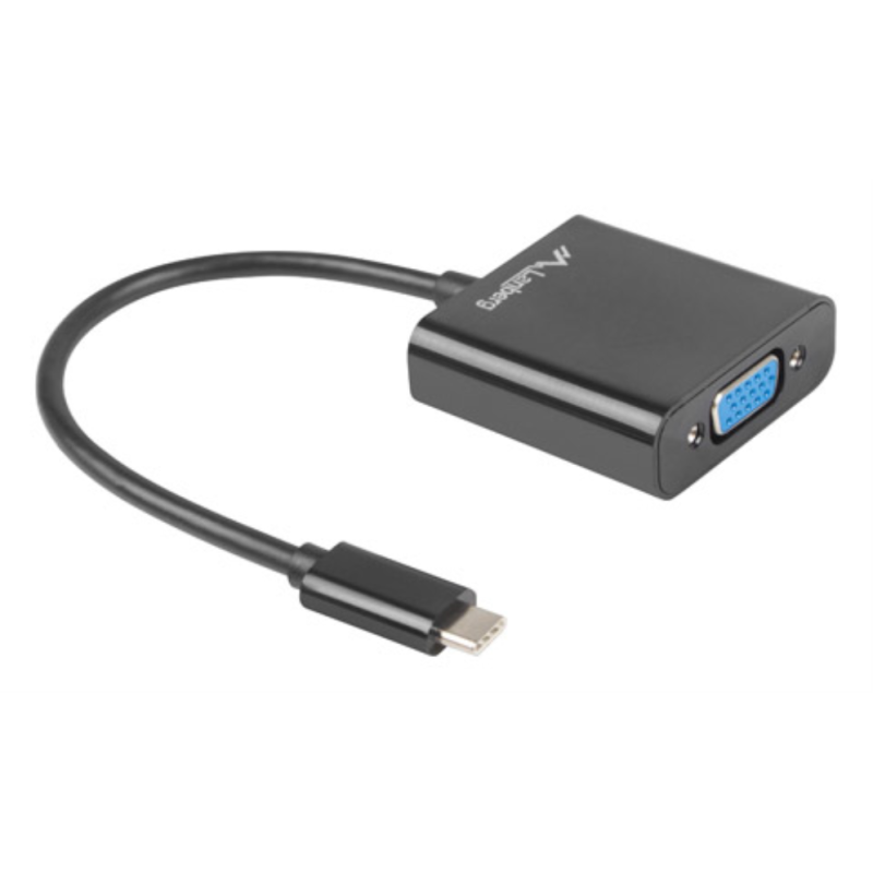 ADAPTADOR LANBERG USB 31 TIPO C VGA HEMBRA
