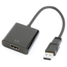 CABLE ADAPTADOR GEMBIRD USB 30 MACHO A HDMI HEMBRA NEGRO
