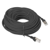 CABLE RED LANBERG LATIGUILLO CAT6 UTP 20M NEGRO FLUKE PASSED