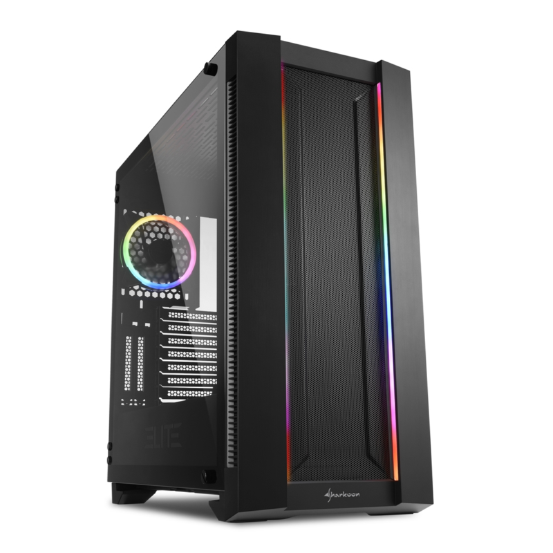 CAJA SHARKOON ELITE SHARK CA200M ATX 2XUSB30 SIN FUENTE