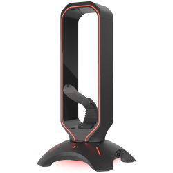 SOPORTE GENESIS VANAD 500 AURICULARES CON BUNGEE Y HUB USB