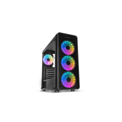 CAJA NOX HUMMER TGM RAINBOW ATX 1XUSB30 2XUSB20 NEGRO RGB