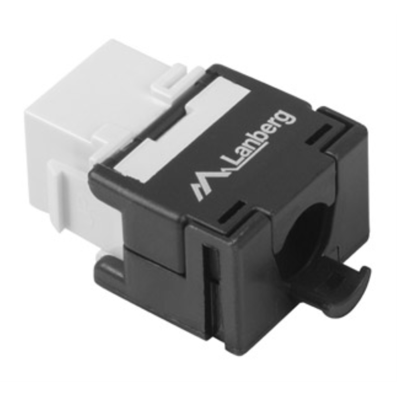 CONECTOR KEYSTONE LANBERG CAT5E UTP RJ45 180 GRADOS SIN HERRAMIENTAS
