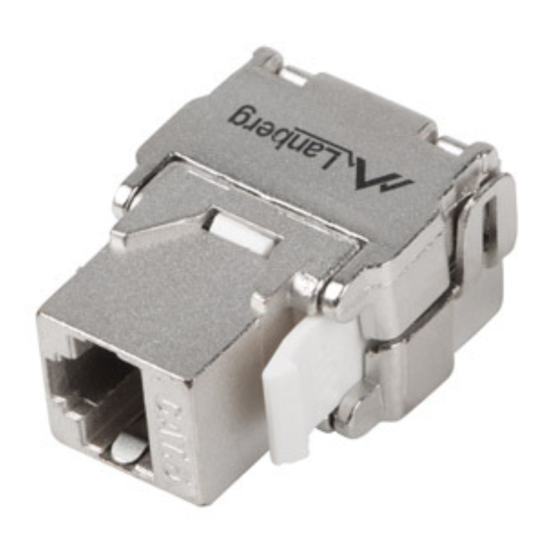 CONECTOR KEYSTONE LANBERG RJ45 CAT6A FTP 180 TOOL LESS