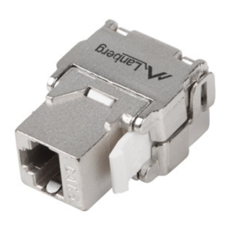 CONECTOR KEYSTONE LANBERG RJ45 CAT6A FTP 180 TOOL LESS