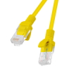 CABLE RED LANBERG LATIGUILLO CAT6 UTP 15M AMARILLO FLUKE PASSED