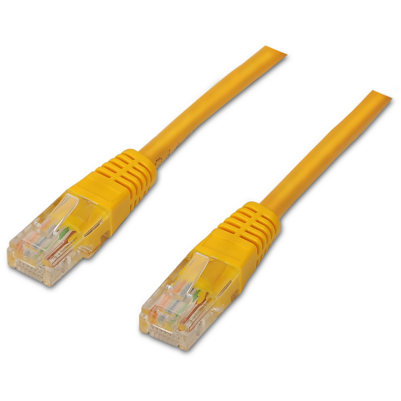 CABLE RED AISENS LATIGUILLO RJ45 CAT6 UTP AWG24 AMARILLO 10M