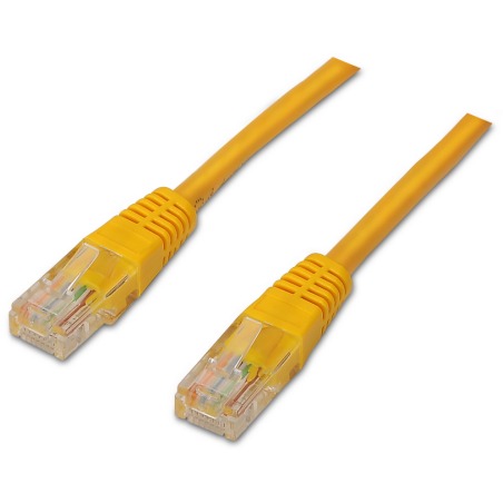 CABLE RED AISENS LATIGUILLO RJ45 CAT6 UTP AWG24 AMARILLO 10M