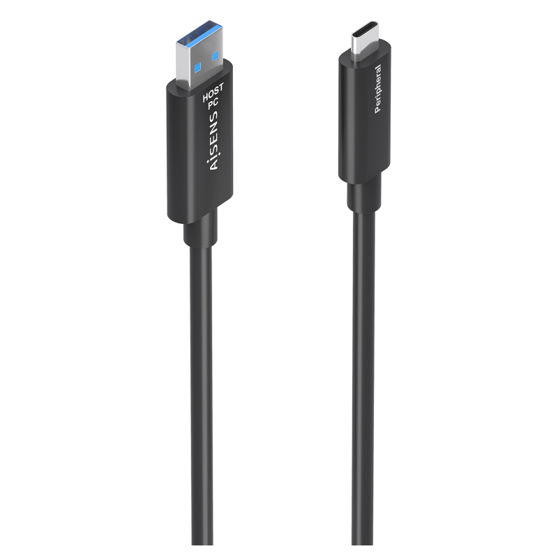 CABLE AISENS USB32 GEN2X1 10GBPS AOC DATOS USB A M USB C M 25M