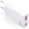 CARGADOR AISENS GAN ULTRA DELGADO 30W USB C PD30 QC40 USB A QC30