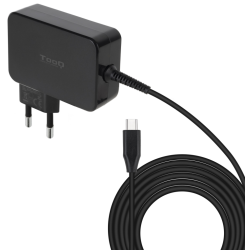 CARGADOR TOOQ PORTATIL GAN USB C PD 100W NEGRO