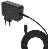 CARGADOR TOOQ PORTATIL GAN USB C PD 100W NEGRO