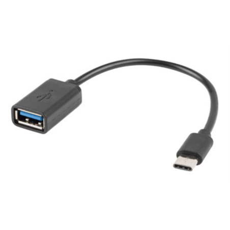 ADAPTADOR LANBERG OTG USB CM A USB A 20 H 15 CM NEGRO