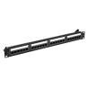 PATCH PANEL LANBERG 24 PUERTOS 1U 19 CAT6A UTP NEGRO