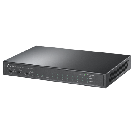SWITCH TP LINK NO GESTIONABLE 8 PORT 10 100 2 PORT GIGABIT 1 PORT SFP