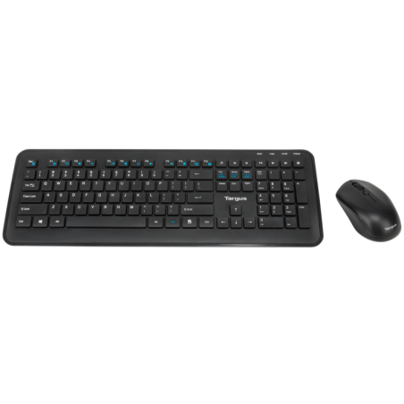 COMBO TARGUS FULL SIZE 24 GHZ WIRELESS KEYBOARD AND MOUSE