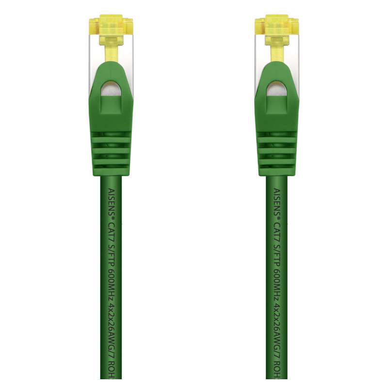 CABLE RED AISENS LATIGUILLO RJ45 LSZH CAT7 SFTP PIMF 05M VERDE