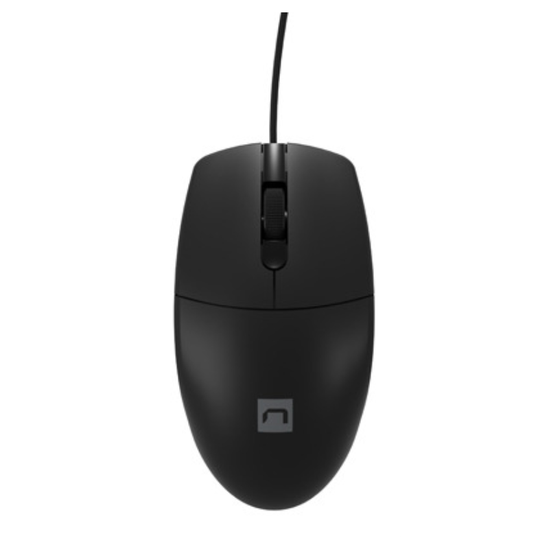RATON NATEC RUFF PLUS 1200DPI OPTICO NEGRO
